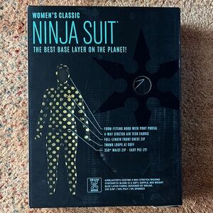 Airblaster Women's Classic Ninja Suit - Black size Lg onesie